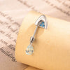 Wholesale Metal Animals Style Titanium Steel Ear Bone Nail Electroplated Women's Earrings