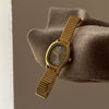 Wholesale Metal Band Quartz Women's Watch With Oval Dial And Medieval Style