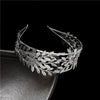 Wholesale Metal Baroque Leaf Hairband For Women Electroplated Hair Accessories