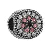 Wholesale Metal Beaded Bracelet With Diamond Love Pendant And Totem Pattern Electroplating Treatment
