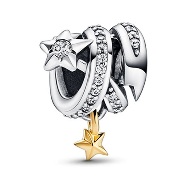 Wholesale Metal Beaded Bracelet With Diamond Love Pendant And Totem Pattern Electroplating Treatment