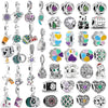 Wholesale Metal Beaded Bracelet With Diamond Love Pendant And Totem Pattern Electroplating Treatment