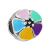 Wholesale Metal Beaded Bracelet With Diamond Love Pendant And Totem Pattern Electroplating Treatment