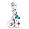 Wholesale Metal Beaded Bracelet With Diamond Love Pendant And Totem Pattern Electroplating Treatment
