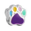 Wholesale Metal Beaded Bracelet With Diamond Love Pendant And Totem Pattern Electroplating Treatment