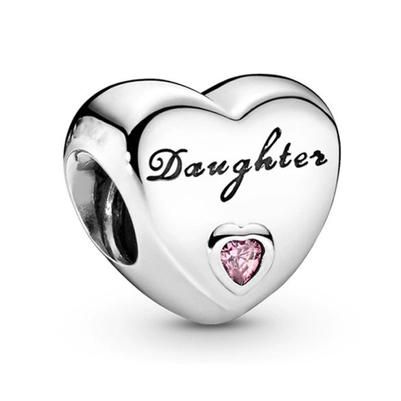 Wholesale Metal Beaded Bracelet With Pink Love Point Diamond Electroplated Totem Pattern Original Design