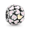 Wholesale Metal Beaded Bracelet With Pink Love Point Diamond Electroplated Totem Pattern Original Design