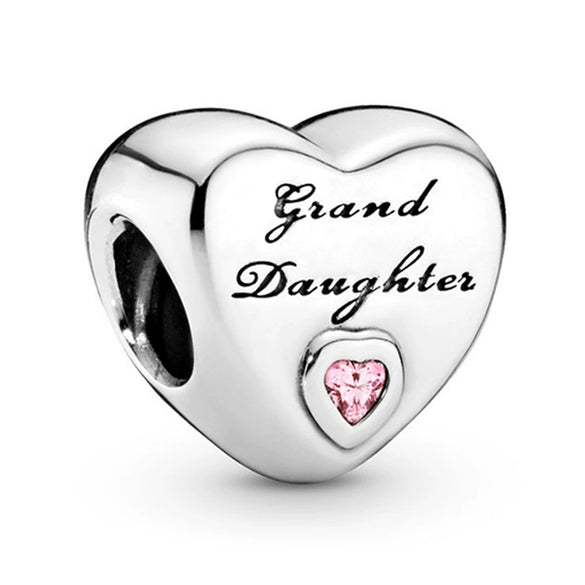 Wholesale Metal Beaded Bracelet With Pink Love Point Diamond Electroplated Totem Pattern Original Design