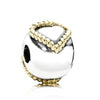 Wholesale Metal Beaded Bracelet With Rainbow Pendant And Totem Pattern Electroplated