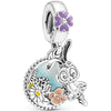 Wholesale Metal Beaded Cartoon Ferris Wheel Pendant Fashion Bracelet Jewelry Accessories With Totem Pattern And Electroplating Process