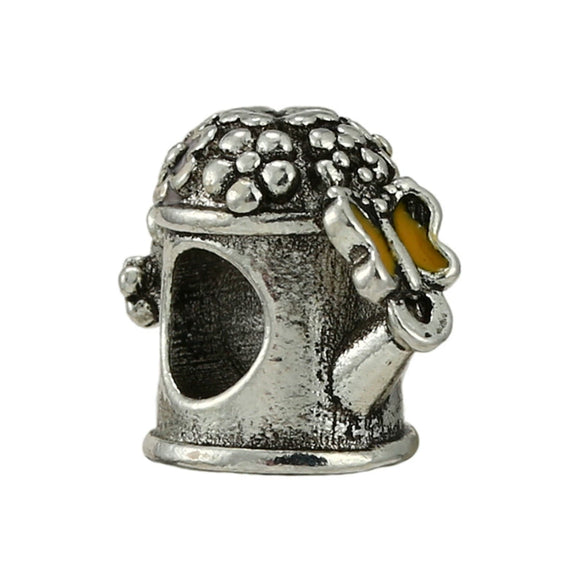 Wholesale Metal Beaded Jewelry Accessories With Totem Pattern And Electroplating Design For Bracelets And Necklaces
