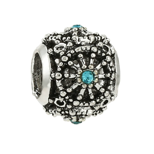 Wholesale Metal Beaded Jewelry Accessories With Totem Pattern And Electroplating Design For Bracelets And Necklaces