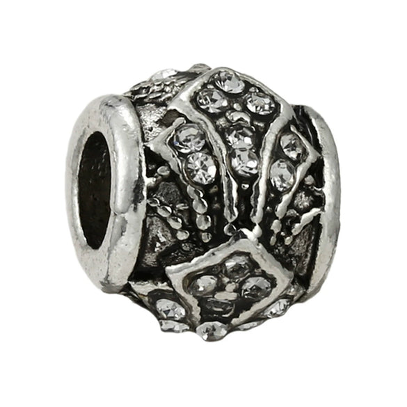 Wholesale Metal Beaded Jewelry Accessories With Totem Pattern And Electroplating Design For Bracelets And Necklaces