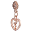 Wholesale Metal Beaded Jewelry With Totem Pattern And Electroplating Treatment Rose Gold Beads And Diamondembedded For Bracelet And Necklace Accessories