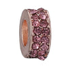 Wholesale Metal Beaded Jewelry With Totem Pattern And Electroplating Treatment Rose Gold Beads And Diamondembedded For Bracelet And Necklace Accessories