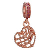 Wholesale Metal Beaded Jewelry With Totem Pattern And Electroplating Treatment Rose Gold Beads And Diamondembedded For Bracelet And Necklace Accessories