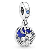 Wholesale Metal Beaded Loose Beads With Crescent Moon And Astronaut Design Electroplated