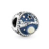 Wholesale Metal Beaded Loose Beads With Crescent Moon And Astronaut Design Electroplated