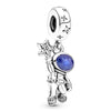 Wholesale Metal Beaded Loose Beads With Crescent Moon And Astronaut Design Electroplated