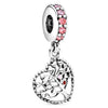 Wholesale Metal Beaded Love High Heels Pendant Bracelet Necklace With Totem Pattern And Electroplating Treatment For Valentine's Day Accessories
