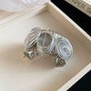 Wholesale Metal Bracelet With Geometric Style Electroplated For High End Feel Wide Edge Personality Exquisite Light Luxury Temperament