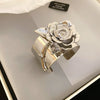 Wholesale Metal Bracelet With Geometric Style Electroplated For High End Feel Wide Edge Personality Exquisite Light Luxury Temperament