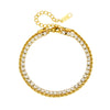 Wholesale Metal Cold Style Goldplated Titanium Steel Twist Chain Doublelayer Bracelet