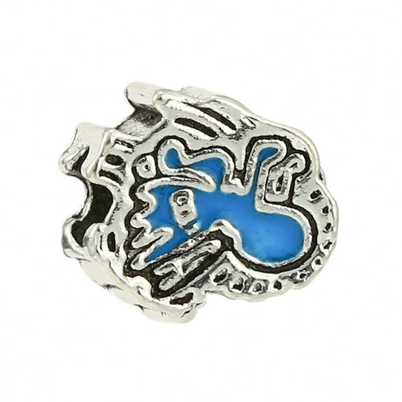 Wholesale Metal Constellation Love Series Beads Diy Bracelet Accessories Jewelry With Electroplating And Totem Pattern