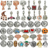 Wholesale Metal Constellation Love Series Beads Diy Bracelet Accessories Jewelry With Electroplating And Totem Pattern