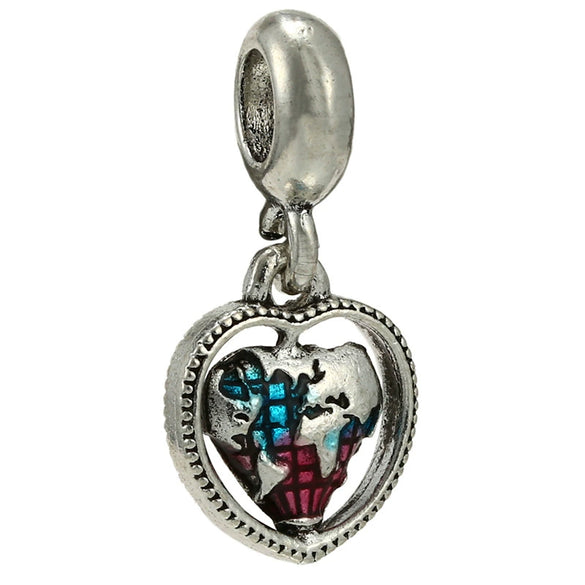 Wholesale Metal Constellation Love Series Beads Diy Bracelet Accessories Jewelry With Electroplating And Totem Pattern