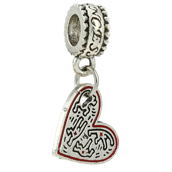 Wholesale Metal Constellation Love Series Beads Diy Bracelet Accessories Jewelry With Electroplating And Totem Pattern