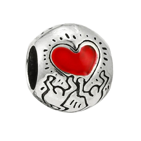 Wholesale Metal Constellation Love Series Beads Diy Bracelet Accessories Jewelry With Electroplating And Totem Pattern
