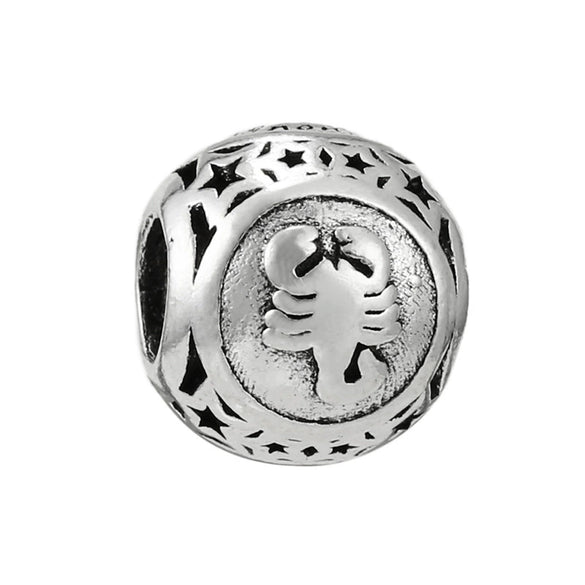 Wholesale Metal Constellation Love Series Beads Diy Bracelet Accessories Jewelry With Electroplating And Totem Pattern