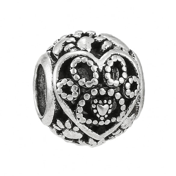 Wholesale Metal Constellation Love Series Beads Diy Bracelet Accessories Jewelry With Electroplating And Totem Pattern