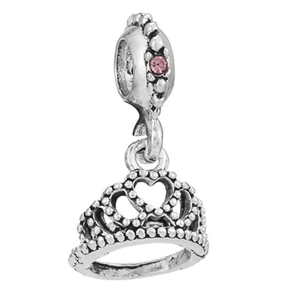 Wholesale Metal Crown Wine Glass Pendant Beaded Accessories Bracelet With Totem Pattern And Electroplating Design