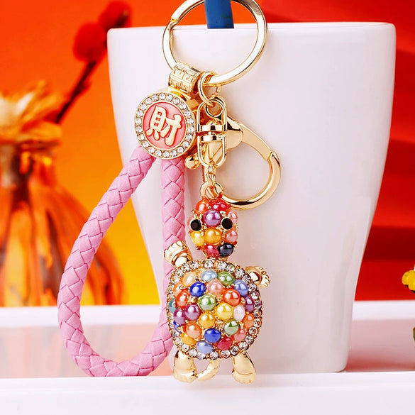 Wholesale Metal Cute Style Turtle Shaped Keychain For Men And Women