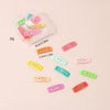 Wholesale Metal Dopamine Hairpin Candy Color Boxed Star Luminous Mini Cute Cartoon Geometric Bb Clip With Baking Paint