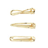 Wholesale Metal Duckbill Clip Hair Accessories For Ladies Zinc Alloy Wave Shaped Love Butterfly Design Electroplated