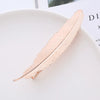 Wholesale Metal Duckbill Clip Hair Accessories With Exaggerated Style And Maple Leaf Design Electroplated