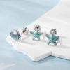 Wholesale Metal Ear Bone Piercing In Fashion Style With Shell Pattern And Electroplating Process
