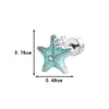 Wholesale Metal Ear Bone Piercing In Fashion Style With Shell Pattern And Electroplating Process