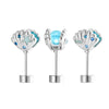 Wholesale Metal Ear Bone Piercing In Fashion Style With Shell Shape And Electroplating Process