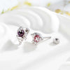 Wholesale Metal Ear Bone Piercing With Conch Shape Fresh Microinlaid Zircon Electroplating Fashion Style
