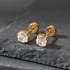 Wholesale Metal Ear Nail With Geometric Design And Electroplating Treatment For Women