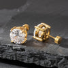 Wholesale Metal Ear Nail With Geometric Design And Electroplating Treatment For Women