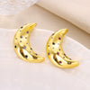 Wholesale Metal Earrings For Women Copper Geometric Sixpointed Star Electroplating Light Luxury Style