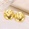 Wholesale Metal Earrings For Women Copper Geometric Sixpointed Star Electroplating Light Luxury Style