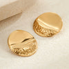 Wholesale Metal Earrings Stainless Steel 18K Electroplating Geometric Fashion Simple Irregular For Women