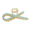 Wholesale Metal Electroplated Fashion Geometric Female Hair Accessories Shark Clip For Ponytail Fixing
