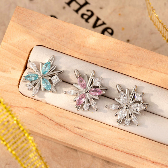 Wholesale Metal Electroplated Geometric Ear Nails For Girls And Boys